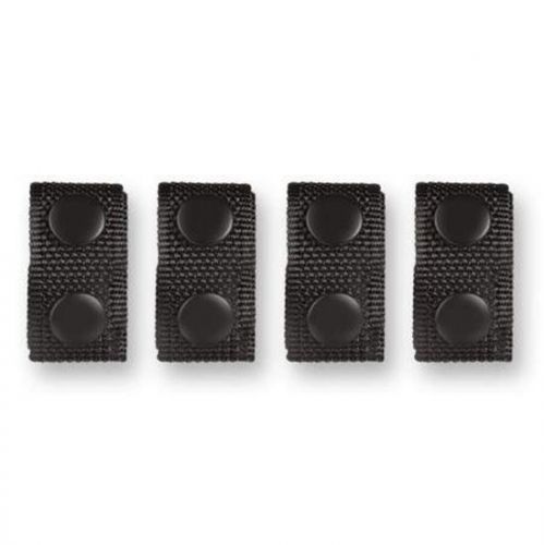 New 4pk sentinel black nylon web belt keepers uncle mike&#039;s 89080 set of 4 for sale