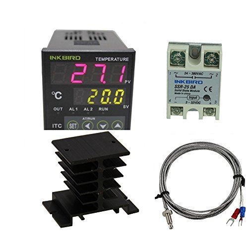 Inkbird ac 100 - 220v itc-100vh digital pid thermostat temperature controller, for sale