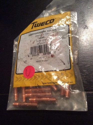 Tweco Professional Series Contact Tip 1445, 25 Piece 1140-1104