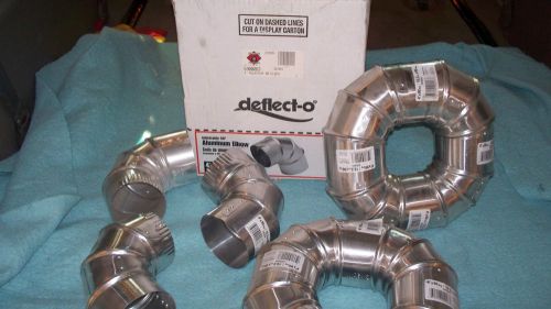 Deflect-o 4&#034; adjustable elbow 90 degree for sale