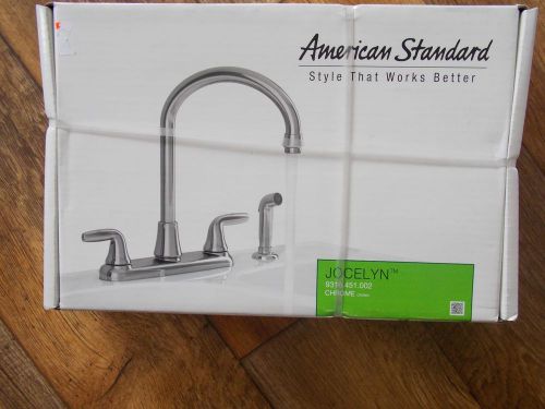 American Standard Jocelyn High Arc Kitchen Faucet 9316.451.002 Chrome NEW