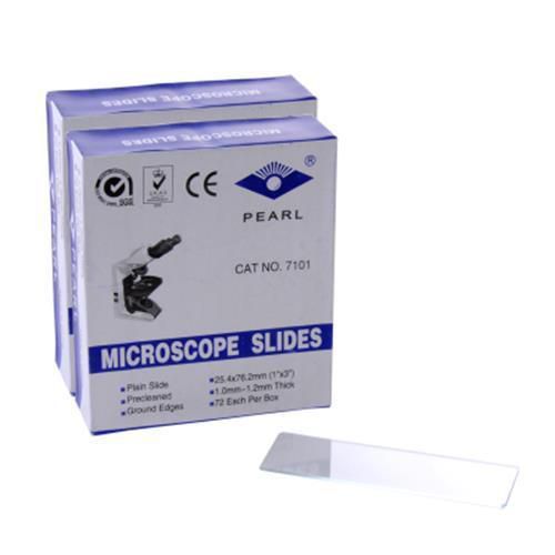 Microscope Slides Plain 144/Box