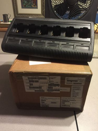 One - new motorola impres adaptive 6 multi-unit radio battery charger wpln4197a for sale