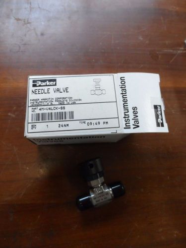 Parker 4m-v4lck-ss, minerature valve process, needle, 1/4&#034; male npt for sale