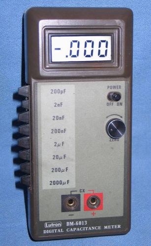 Lutron DM-6013 Digital Capacitance Meter