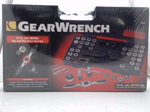 (Closeout) GEARWRENCH 3887 Tap and Die Set, 75 pc, Carbon Steel