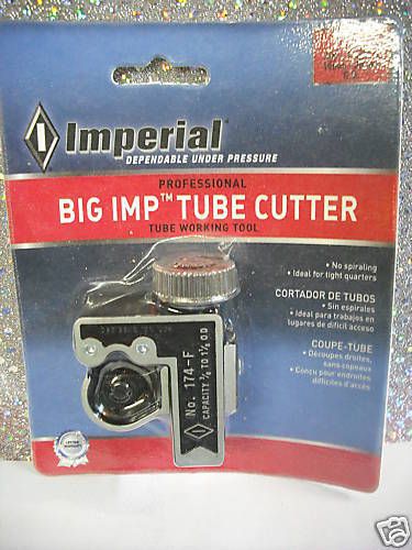 TUBE CUTTER Imperial Professional w/Spare Cutting Wheel