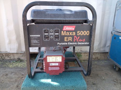 Coleman maxa 5000 er plus portable gasoline generator for sale