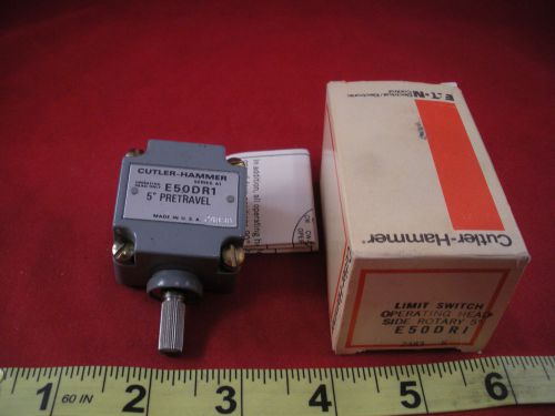 Cutler Hammer E50DR1 Limit Switch Side Rotary Operating Head A1 Nos New