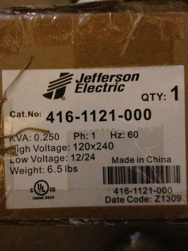 Jefferson Electric Catalog # 416-1121-000 Outdoor Transformer 12/24v 120-240 V