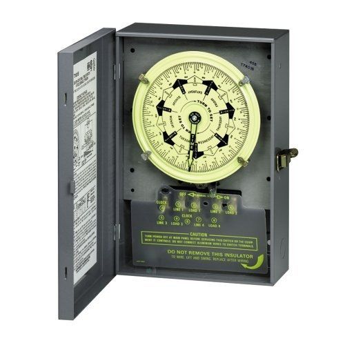 Intermatic t7801b 125-volt 7-day mechanical time switch with nema 1 indoor cover for sale