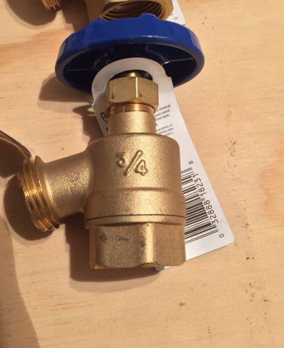 3/4 inch brass garden valves NEW 3/4&#034; bent nose