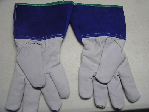 Superior Precision Goatskin Leather TIG Welding Gloves Kevlar Lining Medium