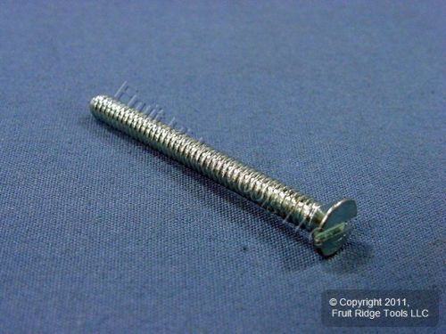 Uneeda bolt &amp; screw co 1-1/2&#034; flathead 6-32 thread straight slot machine bolt for sale