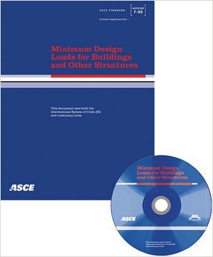 Asce/sei 7-05 cd-rom/pdf minimum design loads for building and other structures for sale