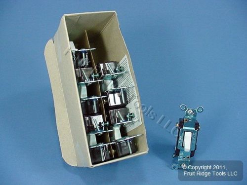 10 eagle electric white commercial toggle wall light switches 3-way 15a cs315w for sale