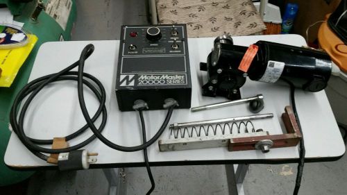 Bodine gear motor and minarik motormaster speed   control spool oscillator nice for sale