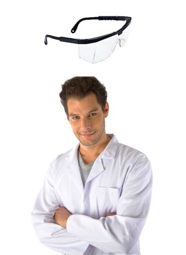 Dr. James White Lab Coat + Safety Glasses, Student Lab Kit for Men &amp; Women