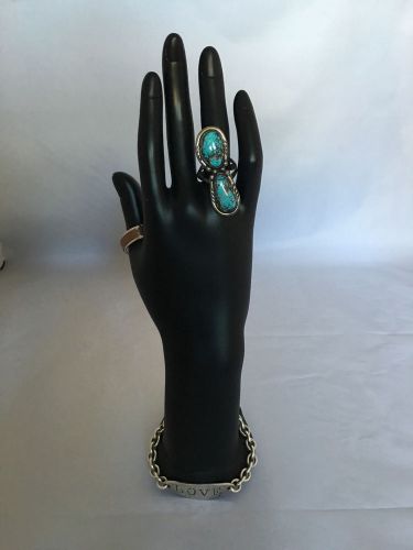 Set of 2 Black Hand Mannequins for Jewelry Display Women&#039;s/Girl&#039;s