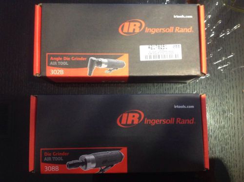 IR INGERSOLL RAND DIE GRINDER SET 308B &amp; 302B BRAND NEW IN BOX WITH ACCESSORIES