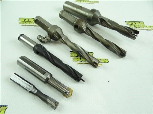 LOT OF 6 KENNAMEATAL KSEM &amp; OTHER INDEXABLE DRILLS