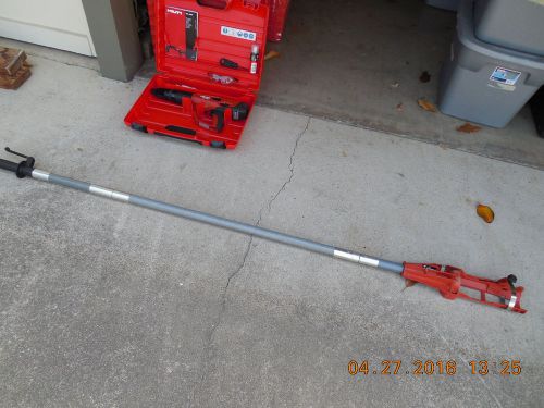 Hilti dx-460 f-8 cal.27 powder actuated nail gun kit w/pole tool  combo (576) for sale