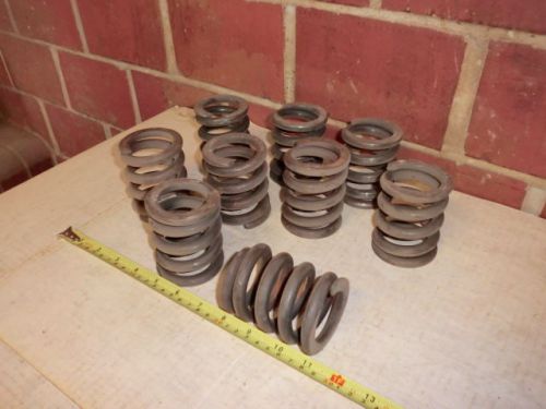 Lot of 9 Compression Springs 3-1/8&#034; x 2-7/16&#034;