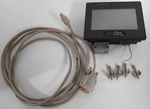 Maple Systems HMI504T Touchscreen with 7443-0043-8 Connector Cable