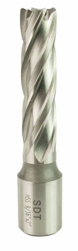 Sdt 9/16&#034; x 2&#034; cutting depth high speed steel annular cutter 3/4&#034; weldon shank for sale