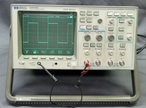 HP 54602B 150MHz 4-channel Oscilloscope w/ HPIB, tested good