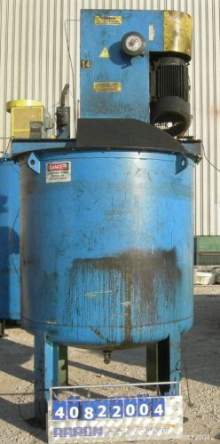 Used- Schold Tank Mount Disperser, 3 1/2&#034; diameter shaft with a 20&#034; diameter saw