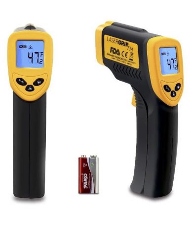 Etekcity Lasergrip 774 Non-contact Digital Infrared Thermometer, Yellow/Black