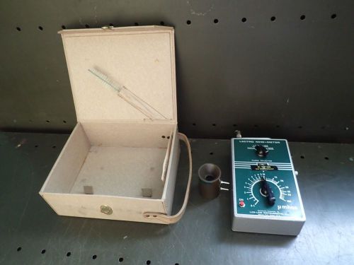 Lab-Line Lectro MHO-Meter micro-mhos w/ Conductivity Testing Cell &amp; Case