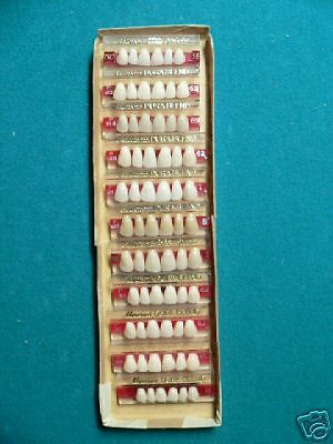 Myerson ACRYLIC anterior denture teeth