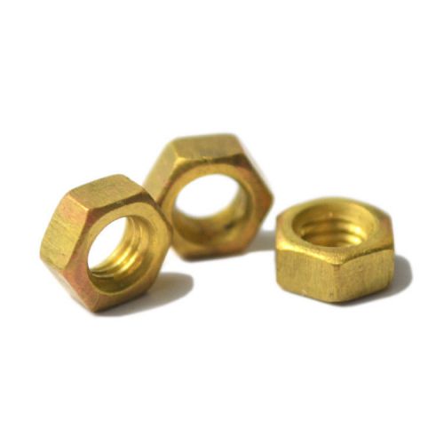 Brass hexagon nuts hex nut metric pitch m1.6 2 2.5 3 4 5 6 8 10 12 16 18 20 for sale