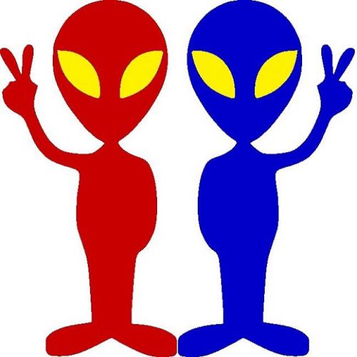 30 Custom Patriotic Aliens Personalized Address Labels