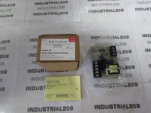 B/W CONTROLS SOLID STATE CONTROL RELAY 5612-000 NEW IN BOX