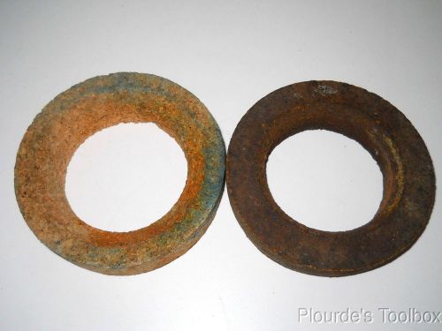 Lot (2) soiled cork ring supports for 1000-3000ml flasks, 135mm x 80mm x 30mm for sale