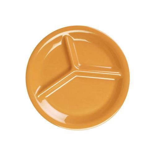 Thunder Group CR710YW Compartment Plate (Dozen)