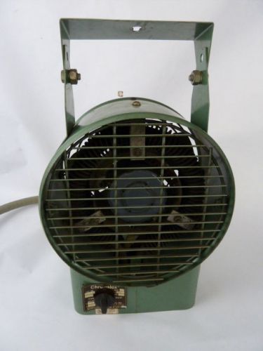 Vintage Industrial Metal Chromalox UB23C 230v 60cy Fan Heater 2kw Edwin Weigand