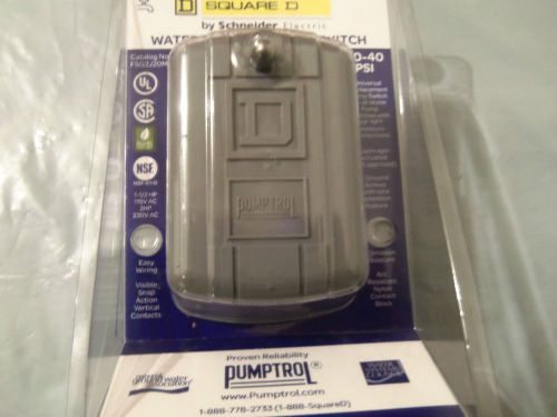 Square d water pump pressure switch 20-40psi for sale