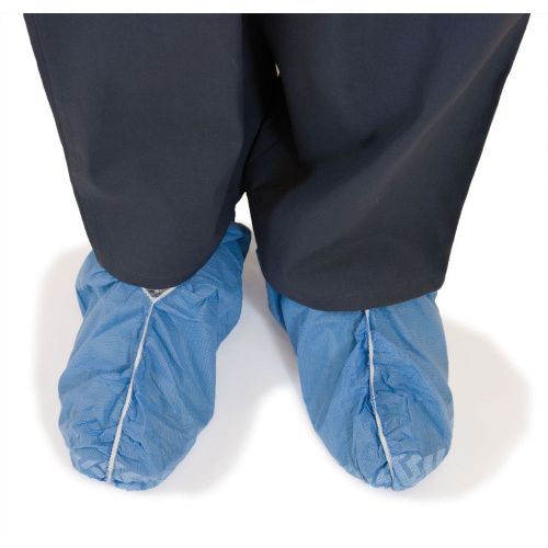 Disposable shoe covers non-skid blue standard size 1000 pk for sale