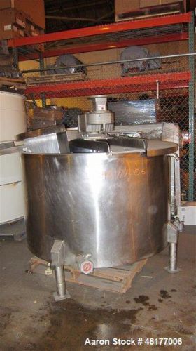 Used-   372 Gallon Stainless Steel Jacketed scrape surface kettle, No Motor, no