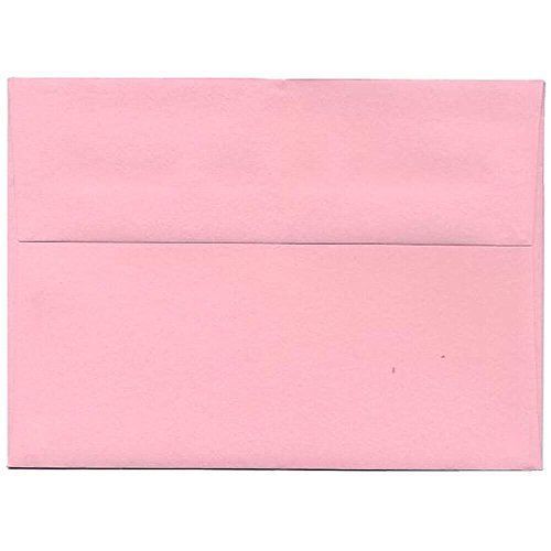 Jam paper? a7 (5 1/4 x 7 1/4) paper invitation envelope - light baby pink - 25 for sale