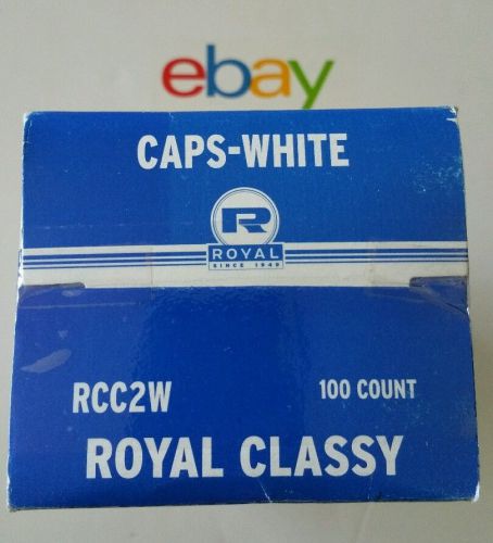 Royal CLassy Caps- White RCC2W / Low Crown