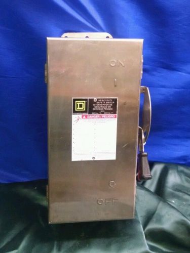 Square D 30A SS Heavy Duty Safety Switch HU361DSEI2