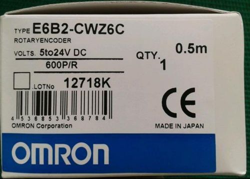 1PC OMRON  rotary encoder E6B2-CWZ6C 600P/R 0.5M  NEW In Box
