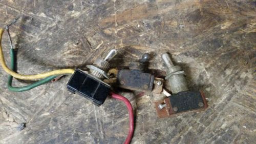 3 Vintage Low Voltage Toggle Switches