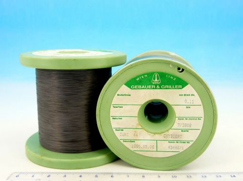 100ft  30m O ISOTAN Constantan 37AWG 0.11mm 51.56 ?/m  15.7 ?/ft Resistance WIRE