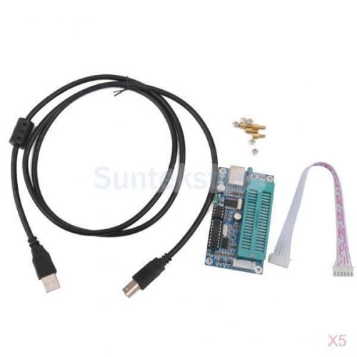 5x pic k150 usb automatic programming microcontroller programmer + icsp cable for sale